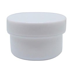 軟膏容器プラ壷N-3号（未滅菌） キャップ：白 26cc（100コイリ）