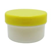 軟膏容器プラ壷N-3号(未滅菌) キャップ:黄 26cc(100コイリ)