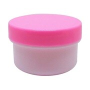 軟膏容器プラ壷N-4号(未滅菌) キャップ:ピンク 39cc(50コイリ)