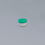 軟膏容器プラ壷N-3号(滅菌済) キャップ:緑 26cc(20コX5フクロイリ)