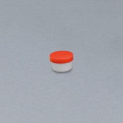 軟膏容器プラ壷N-3号（滅菌済） キャップ：赤 26cc（20コX5フクロイリ）