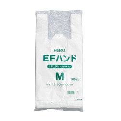 レジ袋（半透明）EFハンド M（430X215X125）100マイ