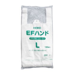 レジ袋（半透明）EFハンド L（480X255X135）100マイ