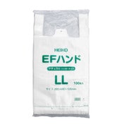 レジ袋(半透明)EFハンド LL(530X295X145)100マイ