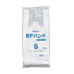 レジ袋（乳白）EFハンド S（380X180X110）100マイ