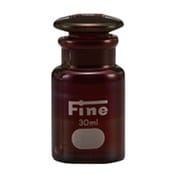 広口共通摺試薬瓶（硬質）茶 30ML