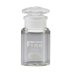 広口共通摺試薬瓶（硬質）透明 30ML