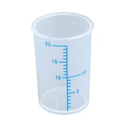 薬杯2号青目盛(未滅菌) 20CC(31X46mm)100コイリ