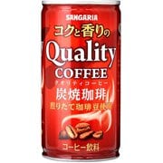 コクと香りのクオリティコーヒー炭焼 185g×30本