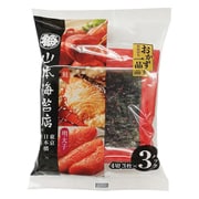おかず一品具付き海苔3袋入 3袋（各4切×3枚）