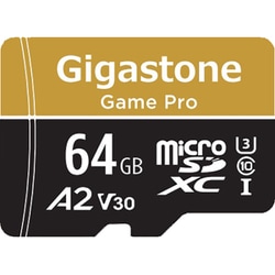 Game Proシリーズ microSDXCカード 64GB Class10 UHS-I U3 V30 A2 アダプタ付 最大読込100MB/s 最大書込80MB/s GJMX-64GBA2V30
