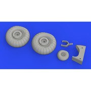 EDU648608 Do-17Z ホイールセット （エデュアルド/ICM用） [1/48 スケール ディテールアップパーツ]