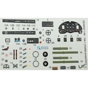 QNTD48003 Yak-1 （中期型） 内装3Dデカール （汎用） [1/48 スケール デカール]