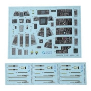 QNTD48074 F-14D 内装3Dデカール （AMK用） [1/48 スケール デカール]