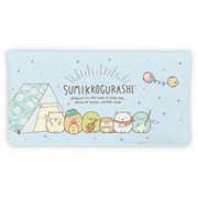すみっコぐらしフラットマスクケース キャンプ ブルー [キャラクターグッズ]