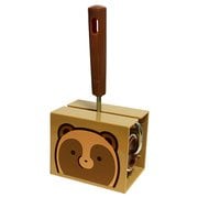 8202-388 タヌキとキツネ ミニコロクリーナー タヌキ [キャラクターグッズ]