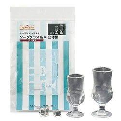 148 クレイジュエリー型抜き ソーダグラス＆氷立体型 [手芸用品]