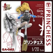 GA-042 1/20 ガールズインアクションシリーズ No.42 プリンチェス [プラモデル]