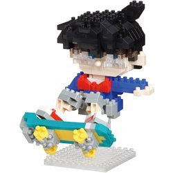 ヨドバシ Com カワダ Cn 32 Nanoblock ナノブロック キャラナノ 名探偵コナン 江戸川コナン スケボーver 対象年齢 12歳 通販 全品無料配達