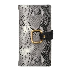 md-74614-4 [iPhone 12/12 Pro ROYALPARTY [手帳ケース/パイソン/GRAY]]
