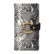 md-74614-4 [iPhone 12/12 Pro ROYALPARTY [手帳ケース/パイソン/GRAY]]
