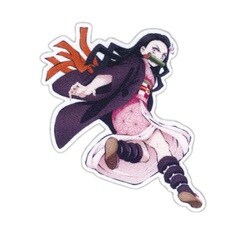 BAN22 鬼滅の刃 ワッペン 竈門禰豆子 [キャラクターグッズ]