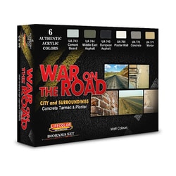 CS-49 戦場の道路 塗料セット2 [プラモデル塗料]