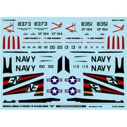A-556 1/144 アシタのデカール 米海軍 F-4J ファントム II VF-154 ブラックナイツ 1977 [プラモデル用品]