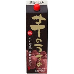 かめ貯蔵黒麹 芋のうまみ パック 25度 1800ml [焼酎]