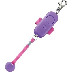 光る！耐衝撃非常用ブザー パープル 703559