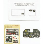 YMA3226 P-40N初期（N-1,N-5） キティーホーク・着色計器盤（ハセガワ用） [1/32 ディティールアップパーツ]