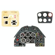 YMA3233 メッサーシュミット Bf109K・着色計器盤（ハセガワ/レベル用） [1/32 ディティールアップパーツ]