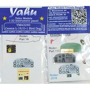 YMA3240 L-19/O-1 バードドッグ・着色計器盤（ローデン用） [1/32 ディティールアップパーツ]