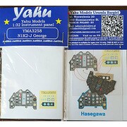 YMA3258 N1K2-J 紫電改・着色計器盤（ハセガワ用） [1/32 ディティールアップパーツ]