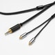 ヘッドフォン/イヤフォン 用 リケーブル 2.5φ/4極 (Balanced) タイプ Clear force Light MMCX 2.5φ（1.2m）