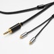 ヘッドフォン/イヤフォン 用 リケーブル 3.5φTRS/3極 (Stereo) タイプ Clear force Light MMCX 3.5φ（1.2m）