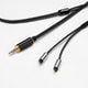 Custom IEM 2pin 用 リケーブル 2.5φ/4極 (Balanced) タイプ Clear force Light Custom IEM 2pin 2.5φ（1.2m）