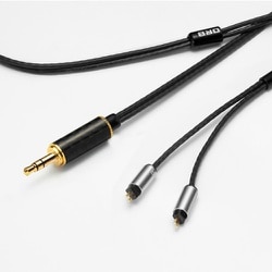 Custom IEM 2pin 用 リケーブル 3.5φTRS/3極 (Stereo) タイプ Clear force Light Custom IEM 2pin 3.5φ（1.2m）