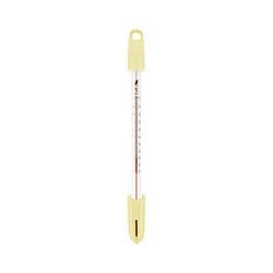 シンワ 棒状温度計 ケース付 100℃ 15cm H-4C 73212