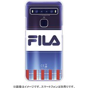 FLLATREDCCTCL105 [TCL 10 5Gケース FILA-Clear Lattice TCL 10 5G Red]