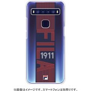 FLVINREDCCTCL105 [TCL 10 5Gケース FILA-Clear Vintage TCL 10 5G Red]