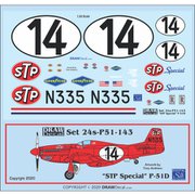 24-P51-143 P-51D N335 STP Special [1/24 エアクラフト用デカール]