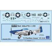 48-P51-139 TF-51D E Pluribus Unum [1/48 エアクラフト用デカール]