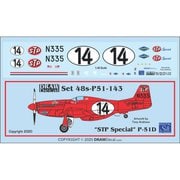 48-P51-143 P-51D N335 STP Special [1/48 エアクラフト用デカール]