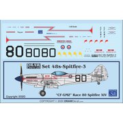 48-Spitfire スピットファイア Mk.14 CF-GMZ Race80 [1/48 エアクラフト用デカール]