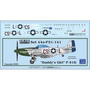 44-P51-141 P-51D Daddy's Girl [1/144 エアクラフト用デカール]