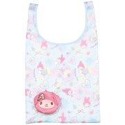 キャラクターグッズ サンリオキャラクターズ ボールエコバッグ マイメロディ ブルー