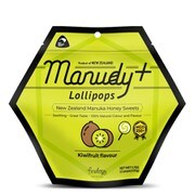 マヌカハニー・ロリポップキャンディ・キウイフルーツフレーバー（天然キウイフルーツ香料使用） 3本入り [あめ・キャンディ]