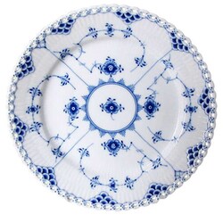 ブルーフルーテッド フルレース プレート 19cm 1017238