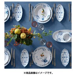 【希少】 ロイヤルコペンハーゲン ブルーフルーテッド ピックルディッシュ ブルーフルーテッド ハーフレース ピックルディッシュ 24.5cm